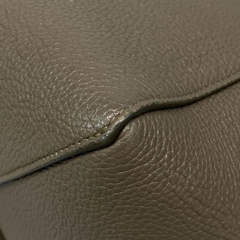 Celine Tote Cabas Phantom Small With Belt Gray Beige