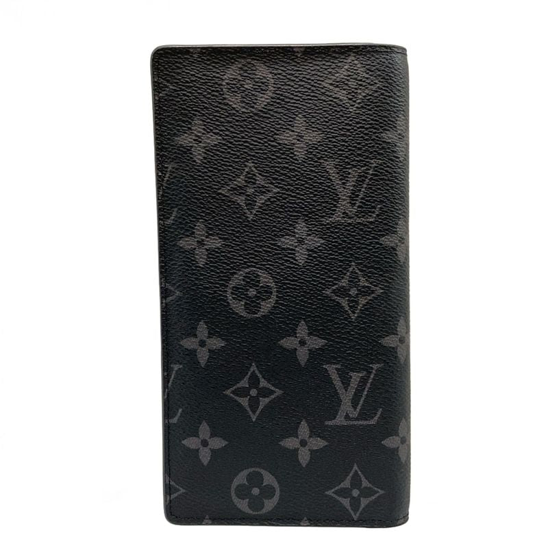 Louis Vuitton Long Wallet Monogram Eclipse In Canvas Beautiful Portefeuille