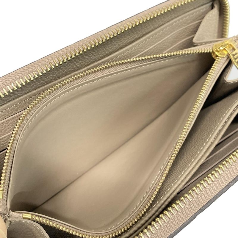 Louis Vuitton Long Wallet Monogram-empreinte Beautiful Zippy Wallet M69034