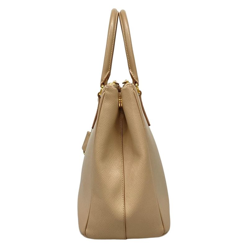 Prada Tote Bag Galleria Medium Bag Beige Leather