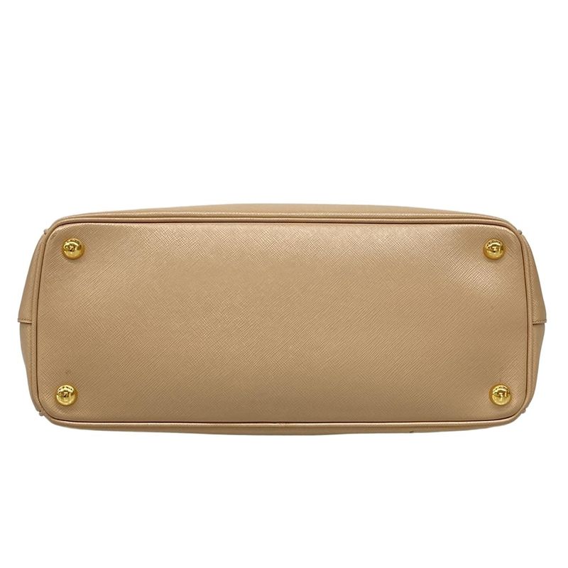 Prada Tote Bag Galleria Medium Bag Beige Leather
