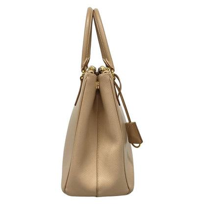 Prada Tote Bag Galleria Medium Bag Beige Leather