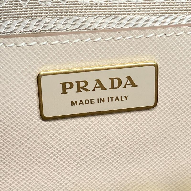 Prada Tote Bag Galleria Medium Bag Beige Leather