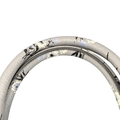 Prada Handbag - Bl837p Grey X Black X Multi Floral Leather