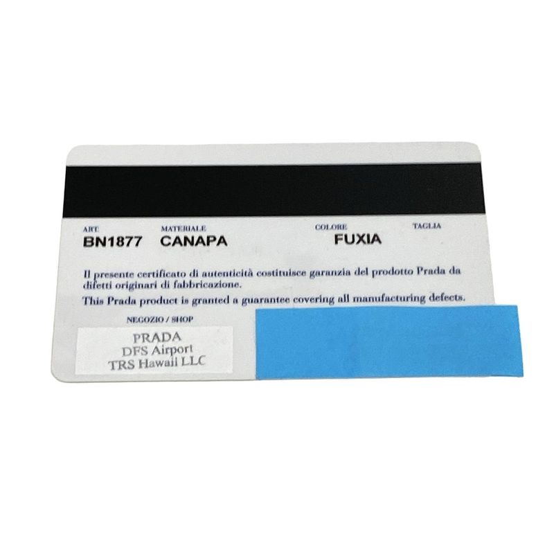 Prada Tote Bag Canapa Bn1877 Pink