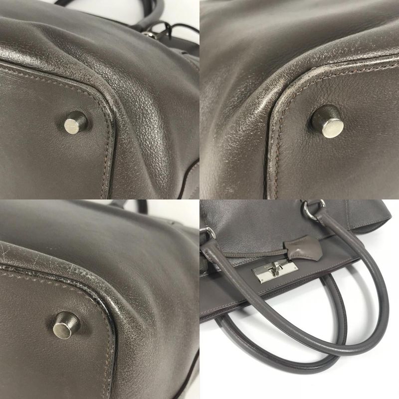Hermes Shoulder Bag Toolbox 26 Toolbox 26 Leather Ethan Gray
