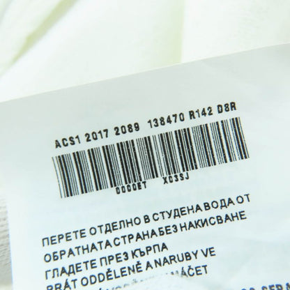 Prada 138470 Cotton Logo Patch Hooded Zip Up Long Sleeve Hoodie Blouson White