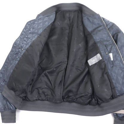 ▼dior Homme 143c432e5914 CD Diamond Double Zip Up Bomber Jacket Blue Gray 50