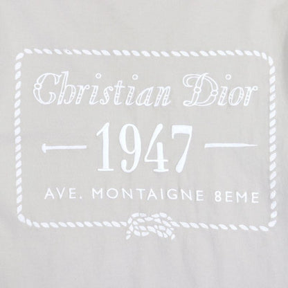 ▼ DIOR Homme 243j634b0677 Back Logo Embroidery Crew Neck Short Sleeve Short