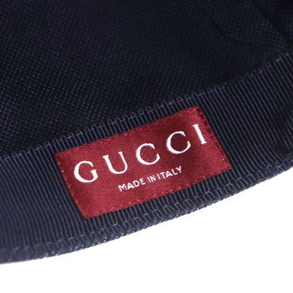 ▼gucci 812838 Logo Print GG Pattern Denim Hat Indigo L 59cm (23.23in) Made In