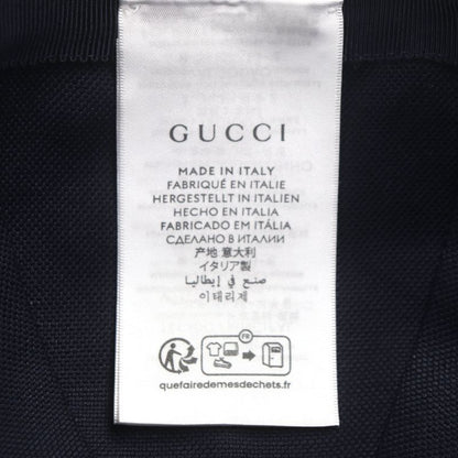 ▼gucci 812838 Logo Print GG Pattern Denim Hat Indigo L 59cm (23.23in) Made In