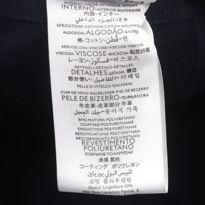 ▼gucci 812838 Logo Print GG Pattern Denim Hat Indigo L 59cm (23.23in) Made In