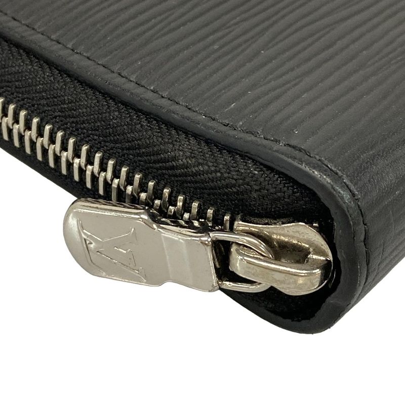 Louis Vuitton Epi Zippy Organizer NM M62643 Noir Black Leather Cowhide