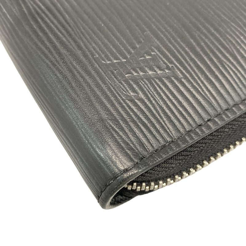 Louis Vuitton Epi Zippy Organizer NM M62643 Noir Black Leather Cowhide