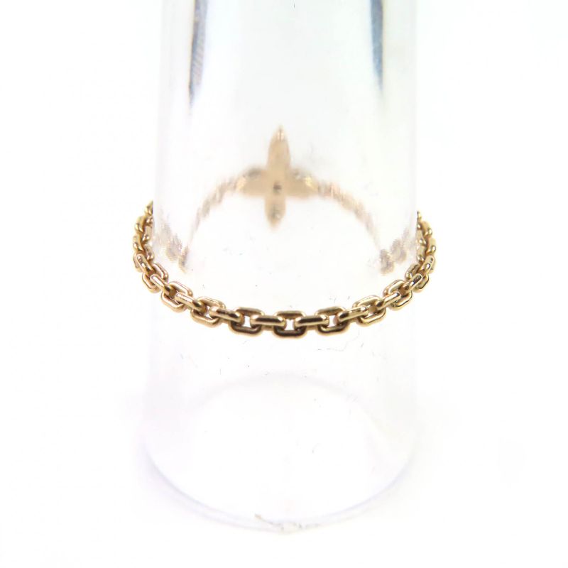 Louis Vuitton Q9k64f Burg Chain Idylle Blossom Ring 750 Diamond 1P Ring Gold 55