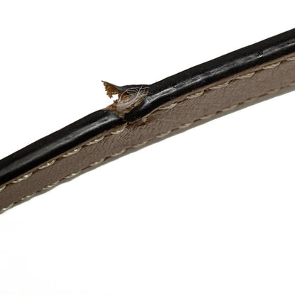 Celine Shoulder Bag Mini Triomphe Black And Dark Brown Mini Bag Leather