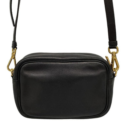 Prada Shoulder Bag - Bp0166 Black And Red Ribbon Leather