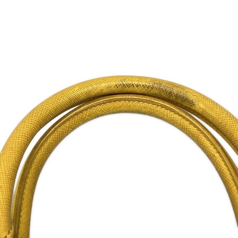 Prada Tote Bag Galleria Mini Bag Bn2316 Yellow Leather