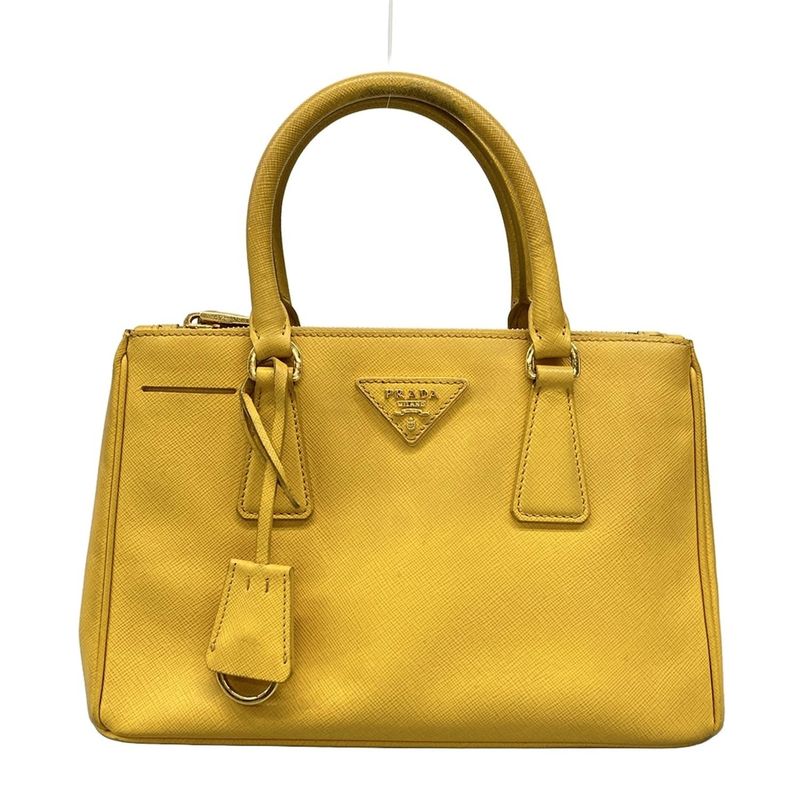 Prada Tote Bag Galleria Mini Bag Bn2316 Yellow Leather