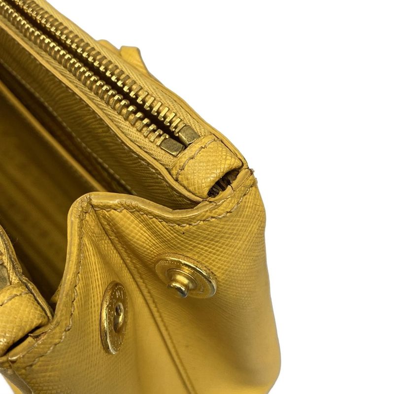 Prada Tote Bag Galleria Mini Bag Bn2316 Yellow Leather