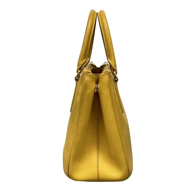 Prada Tote Bag Galleria Mini Bag Bn2316 Yellow Leather