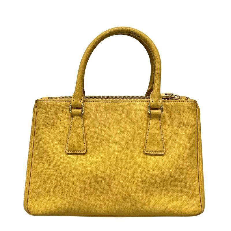 Prada Tote Bag Galleria Mini Bag Bn2316 Yellow Leather