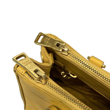 Prada Tote Bag Galleria Mini Bag Bn2316 Yellow Leather