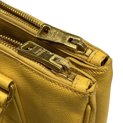 Prada Tote Bag Galleria Mini Bag Bn2316 Yellow Leather