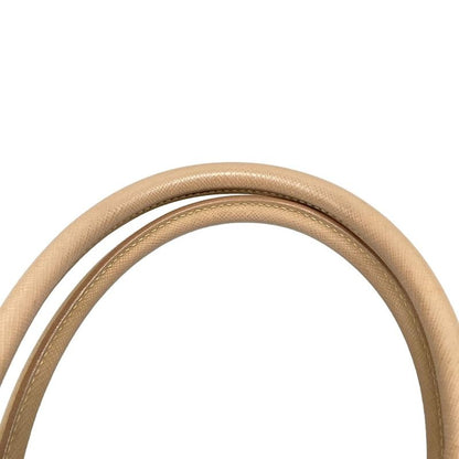 Prada Tote Bag Galleria Small Bag Bn1801 Pink Beige Leather