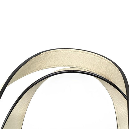 Loewe Tote Bag Basket Small Beige×white Basket Bag Leather