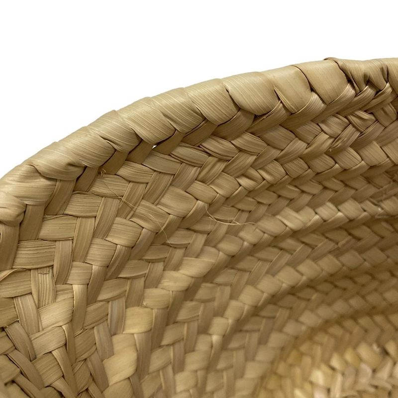 Loewe Tote Bag Basket Small Beige×white Basket Bag Leather