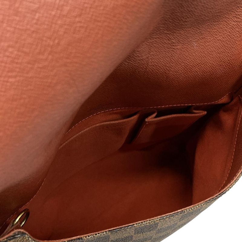 Louis Vuitton Shoulder Bag Damier Musette N51302 Ebène