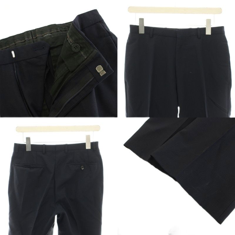 Gucci Suit Set-up Top And Bottom Tailored Jacket Single Pants Slacks Mohair