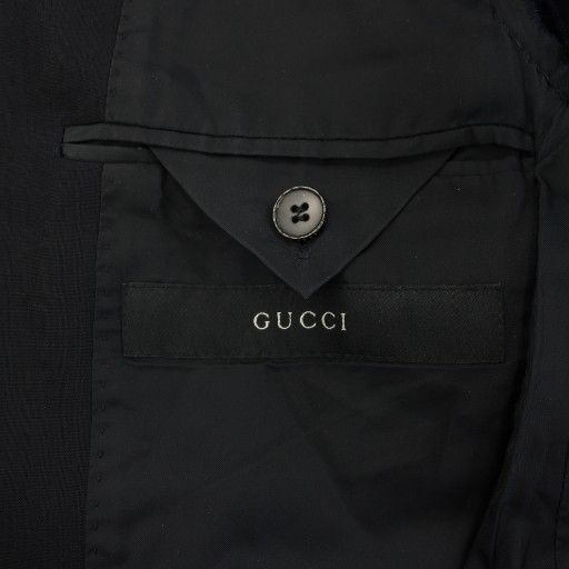 Gucci Suit Set-up Top And Bottom Tailored Jacket Single Pants Slacks Mohair