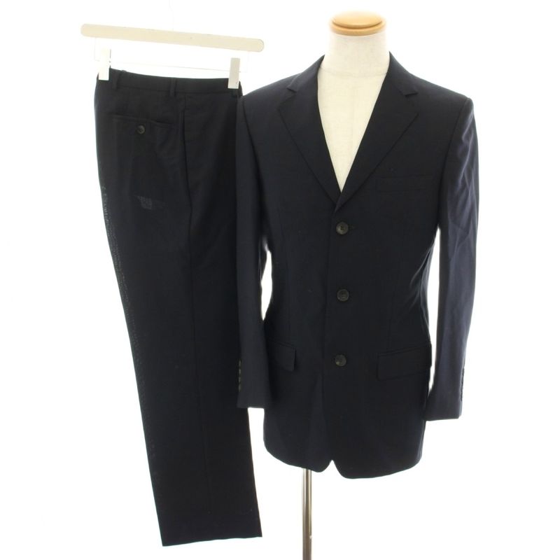 Gucci Suit Set-up Top And Bottom Tailored Jacket Single Pants Slacks Mohair