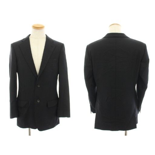 Gucci Suit Set-up Top And Bottom Tailored Jacket Single Pants Slacks 44 Black