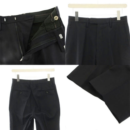 Gucci Suit Set-up Top And Bottom Tailored Jacket Single Pants Slacks 44 Black