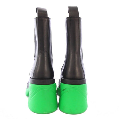 Bottega Veneta Rush Leather Chelsea Boots Short Boots Thick Bottom Bicolor 36