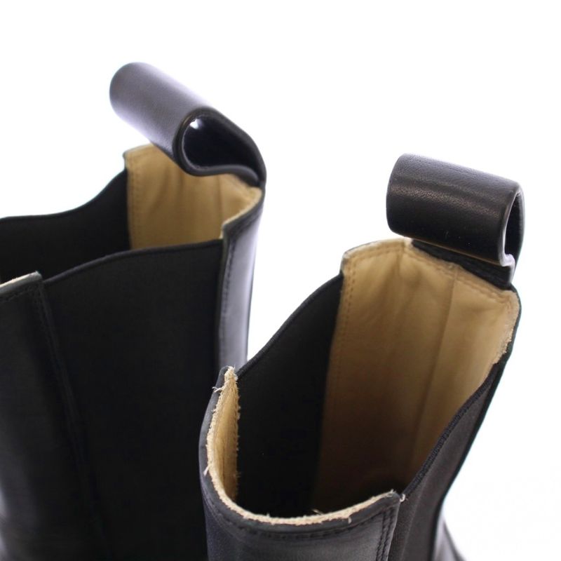 Bottega Veneta Rush Leather Chelsea Boots Short Boots Thick Bottom Bicolor 36