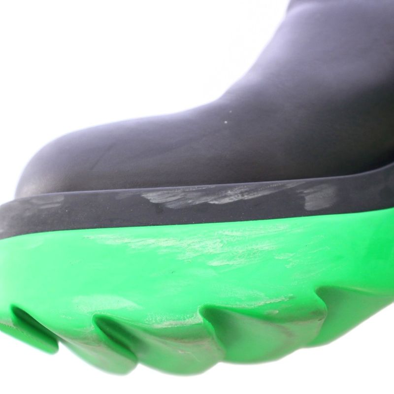 Bottega Veneta Rush Leather Chelsea Boots Short Boots Thick Bottom Bicolor 36