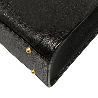 Gucci Handbag Bamboo/diana Black Leather