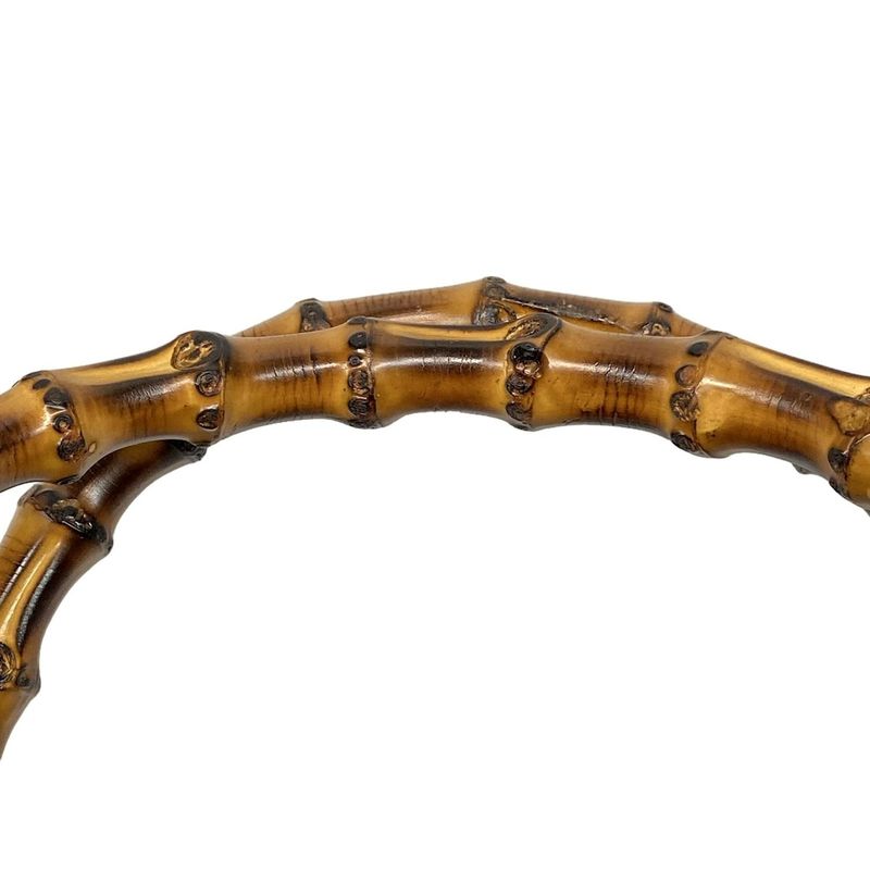 Gucci Handbag Bamboo/diana Black Leather