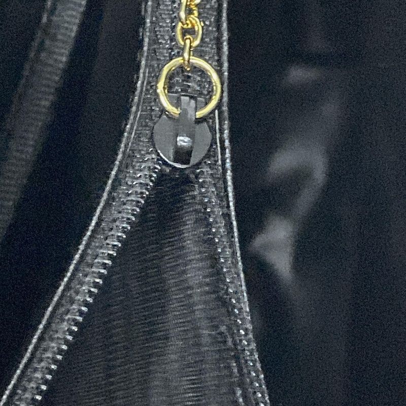 Gucci Handbag Bamboo/diana Black Leather