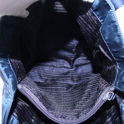 Prada Tote Handbag Nylon One Color Navy BB - OH