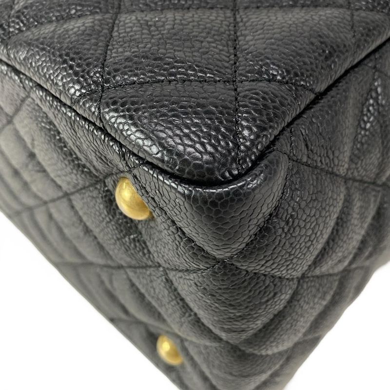 Chanel Tote Bag Matelasse A91058 Black Mattogo Old Hardware / Chain Shoulder