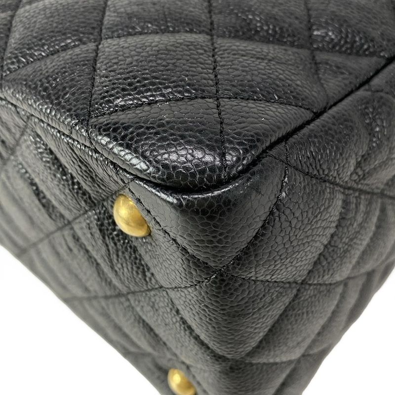 Chanel Tote Bag Matelasse A91058 Black Mattogo Old Hardware / Chain Shoulder