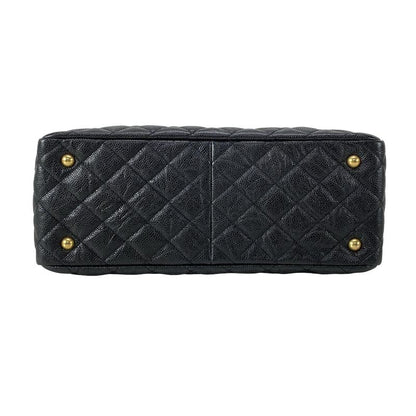 Chanel Tote Bag Matelasse A91058 Black Mattogo Old Hardware / Chain Shoulder