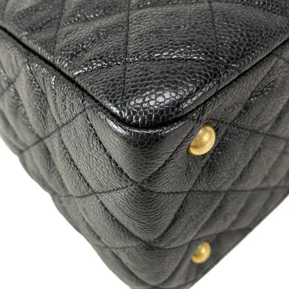 Chanel Tote Bag Matelasse A91058 Black Mattogo Old Hardware / Chain Shoulder