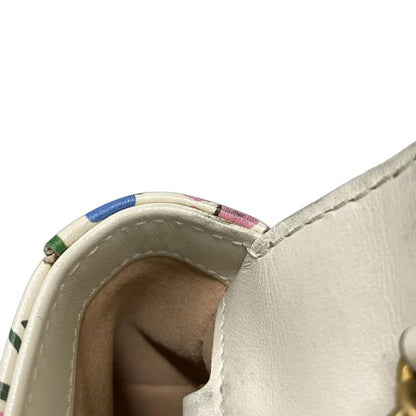 Gucci Shoulder Bag GG Marmont Quilted Leather Super Mini Bag 476433 White X