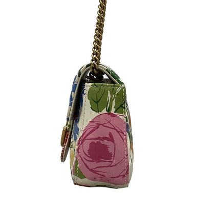 Gucci Shoulder Bag GG Marmont Quilted Leather Super Mini Bag 476433 White X